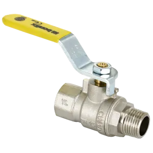 BONFIX Draad verchroomde gaskraan met hendel