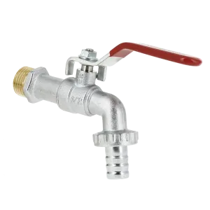 BONFIX Kogeltapkraan met slangaansluiting vertind