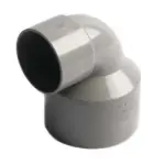 PVC Lijm Verloopbocht 90° grijs 75X50 M/M