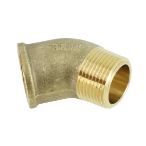 BONFIX Draad messing bocht 45° binnendraad x buitendraad