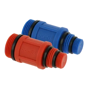 BONFIX Afsluitplug rood + blauw