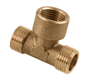 BONFIX Draad messing T-stuk buitendraad