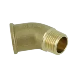 BONFIX Draad messing bocht 45° 1/2" bi.dr. x bu.dr.