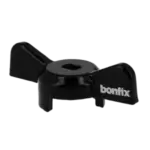 BONFIX Stalen vlinderhendel 1" en 5/4" zwart