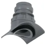 PVC Klemaanboorzadel 110X50, Gat 57mm