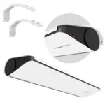 Flowair deur luchtgordijn SLIM-W-100 wit H199xB1000mm