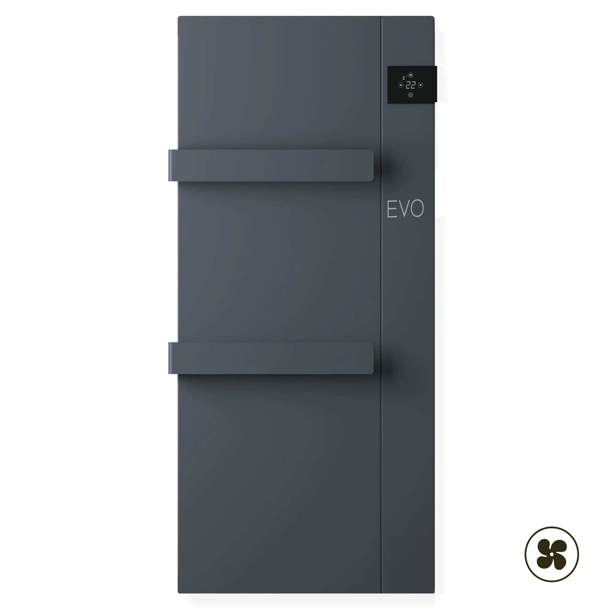 DRL E-Comfort Onsen 900x400 - 1000W - Structuur Grijs RAL 7024 - Afbeelding 2