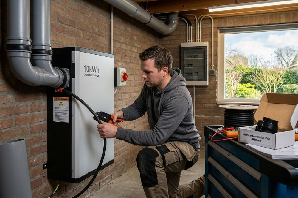 Zelf een thuisbatterij installeren Alles over de bekabeling