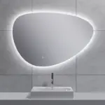 Wiesbaden Uovo spiegel ovaal met LED, dimbaar en spiegelverwarming 90 cm