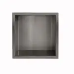 Wiesbaden Demis inbouwnis 30 x 30 x 7 cm gunmetal PVD