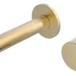 Wiesbaden Style wastafelkraan inbouw geborsteld messing PVD