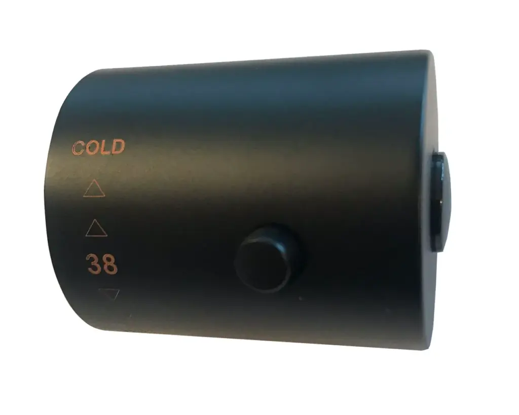 Wiesbaden Caral thermostaatknop voor thermostatische regendoucheset opbouw mat z