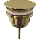 Wiesbaden UniMatch open afvoerplug 5/4'' geborsteld messing PVD