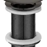 Wiesbaden UniMatch open afvoerplug verlengd 5/4" gunmetal