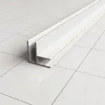 Wiesbaden Slim hoekprofiel 2000 x 10 mm mat wit