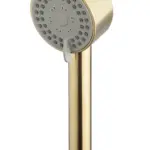 Wiesbaden UniMatch Cadans handdouche 3 standen Ø 8 cm geborsteld messing PVD