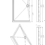 Wiesbaden Voorzetpaneel met poten voor douchebak 160 x 90 x 4 cm glans wit