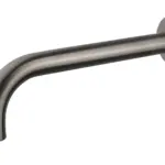 Wiesbaden Caral baduitloop rond 25 cm 1/2'' gunmetal PVD
