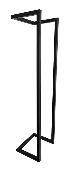 Wiesbaden Loft handdoekrek 95 x 25 x 20 cm mat zwart - Afbeelding 3