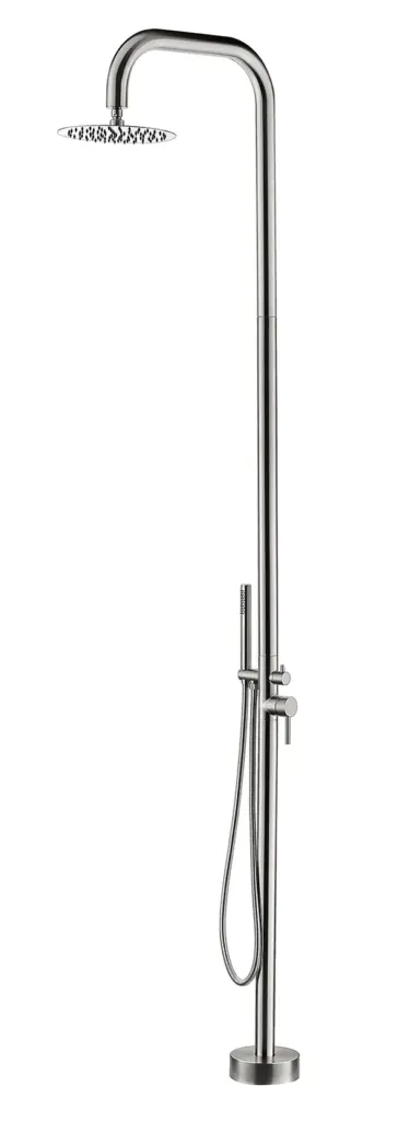 Wiesbaden Sole buitendouche met handdouche RVS