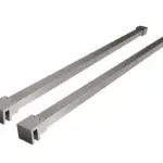 Wiesbaden Slim set stabilisatiestangen 120 cm voor vrijstaande inloopdouches geb