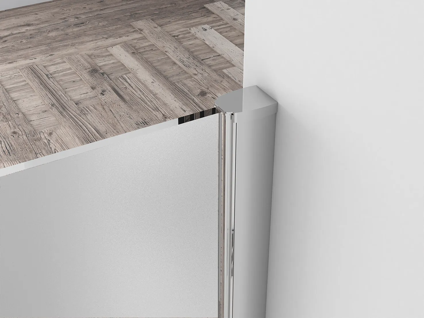 Wiesbaden Comfort inloopdouche 900 x 2000 x 10 mm nano melkglas/chroom - Afbeelding 3