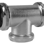 Wiesbaden UniMatch buisverbinder T-stuk 32 mm chroom