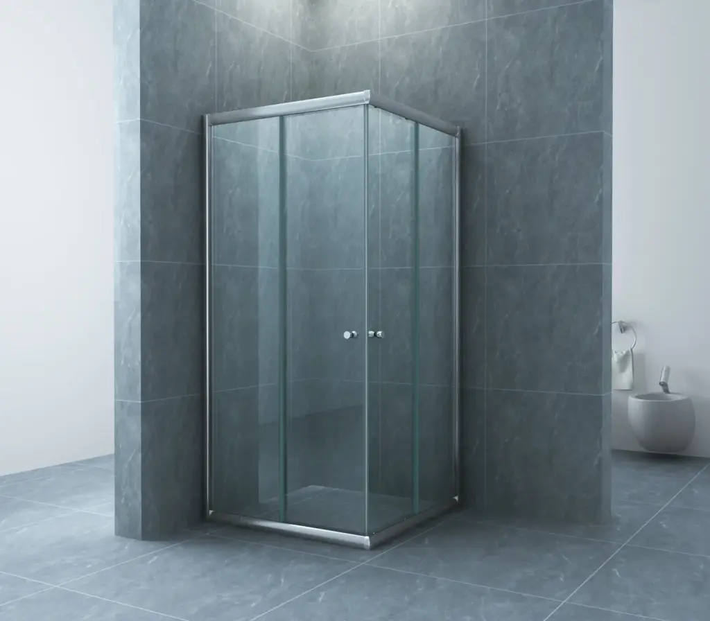 Wiesbaden eco hoekinstap douchecabine glas Helder glas