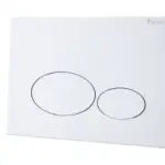Wiesbaden X32 Metal drukplaat voor inbouwreservoir mat wit