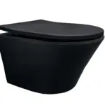 Wiesbaden Vesta Junior wandcloset rimless verkort Shade slim toiletzitting softc
