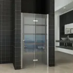 Wiesbaden Maki nisdeur vouwbaar rechts 900 x 2000 x 8 mm nano helder glas/chroom