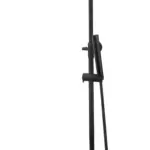 Wiesbaden Caral thermostatische regendoucheset opbouw mat zwart