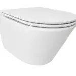 Wiesbaden Vesta Tornado flush wandcloset rimless met Flatline toiletzitting soft