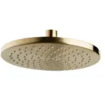 Wiesbaden UniMatch hoofddouche rond 20 x 1,2 cm geborsteld messing PVD