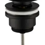 Wiesbaden UniMatch clickwaste afvoerplug 5/4" mat zwart
