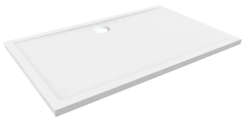 Wiesbaden Douchebak rechthoek 140 x 90 x 4 cm acryl glans wit
