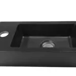 Wiesbaden Rhea S mini fontein links 36,5 x 18 x 9 cm quartz