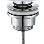 Wiesbaden Flowe draaiwaste afvoerplug 5/4" chroom