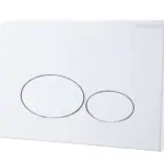 Wiesbaden X32 Metal drukplaat voor inbouwreservoir glans wit