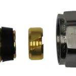 Wiesbaden luxe adaptor 16x2,0 Eurok. geborsteld staal