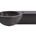 Wiesbaden Raw fontein rechts rond 40x23x10 cm hardsteen gezoet