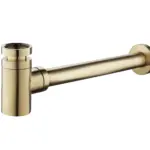 Wiesbaden UniMatch fonteinsifon 5/4" x 32 mm geborsteld messing PVD