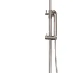 Wiesbaden Caral thermostatische regendoucheset opbouw geborsteld staal PVD