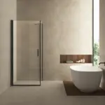 Wiesbaden Salone cabine met 1 draaideur 900 x 900 x 2000 x 8 mm nano helder glas