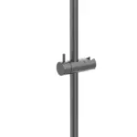 Wiesbaden UniMatch glijstang met wateraansluiting 76,5 cm gunmetal PVD