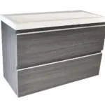 Wiesbaden Shall onderkast 80 x 36 cm houtnerf grijs