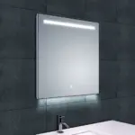Wiesbaden Ambi one spiegel vierkant met LED, dimbaar en spiegelverwarming 60 x 6