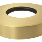 Wiesbaden UniMatch sifon rozet 32 mm x 65 mm geborsteld messing PVD