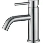 Wiesbaden 304 wastafelkraan met coldstart geborsteld RVS