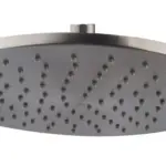 Wiesbaden UniMatch hoofddouche rond 25 x 0,8 cm gunmetal PVD